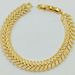 Wheat Spike Unisex Trendy Hip-Hop Personality Couple Jewelry Full Diamond Zircon Men's Bracelet_ipsvogv.com