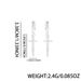 Cross Men With Diamond Studded Tassels, High-end Versatile Hip-hop Earrings For Women, Niche And Minimalist Summer_ipsvogv.com