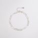 Japanese And Korean Pure Silver Galaxy Chain Bracelet, Women's Ins Small Design, Sparkling Embossed Cross Rectangular_ipsvogv.com