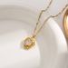 Titanium Steel Necklace Women's Double Love Korean Edition Simple Set with Zircon Interwoven Light Luxury Versatile High_ipsvogv.com