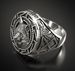 hot selling retro wolf totem Thai silver ring Nordic mythology Viking warrior wolf head men's ring_ipsvogv.com