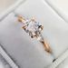 Cao Shi's Generous Temperament Four Claw Zircon For Women's Simulated Wedding Micro Inlaid Ring, Fashionable And_ipsvogv.com
