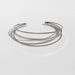 Women's Jewelry Minimalist Geometric Three Layer Line Open Bracelet Twist Faceted Bracelet Wrist Ornaments Copper Gold Plated_ipsvogv.com
