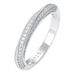 Mobius Mosang Diamond Wrapped Ring, Female Pure Silver, Unique Design, Fashionable Personality, Light Luxury, Exquisite_ipsvogv.com