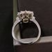 Cao Shi's New Brilliant Yellow Diamond Ring Set with Zircon Wedding Dinner Bridal Handwear Gift_ipsvogv.com