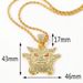 Hiphop Diamond Cuban Necklace, Pocket Monsters, Anime, Pet Elves, Geng Gui Alloy Pendant_ipsvogv.com