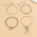Luxury Jewelry With Diamond Set Lock Key Fashion Metal Snake Bone Chain Bracelet_ipsvogv.com