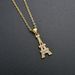 Iron Tower Necklace Pendant Female New Style Trendy Temperament Sweet Paris Iron Tower Clavicle Necklace Female Necklace Inlaid With Diamond CZ_ipsvogv.com