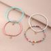 jewelry cute Joker star moon pendant temperament color beads anklet_ipsvogv.com