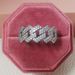 Hip Hop Personality Fried Dough Twists Ring Hollow out Full Set Zircon Women's Ring Luxury ins Fashion Index Ring r7675_ipsvogv.com