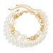 Exaggerated Punk Round Bead Double Layered Fashionable Versatile Collarbone Necklace For Women_ipsvogv.com