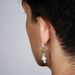 Cross Hao Shi Titanium Steel Earrings For Men, Trendy And Non Fading, Silver Needles, High Grade Accessories, Women's_ipsvogv.com