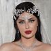 Women's Jewelry Crystal Rhinestone Headband Handmade Floral Hair Accessory For Weddings Parties And Special Occasions_ipsvogv.com