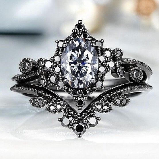 Sanjie Luxury Engagement Women's Wedding Couple Pair Fashion Zircon Set Ring_ipsvogv.com