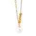 S925 Sterling Silver Women's All-match Necklace Light Luxury Korean Style Niche Fashion AB Chain Crystal Pearl Jewelry_ipsvogv.com