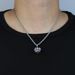 Men's Jewelry Hip Hop New Crown Pendant Diamond Studded Full Diamond Couple Necklace_ipsvogv.com