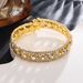Bride every rhinestone full drill wrapped open three ring bracelet woman_ipsvogv.com