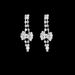 Bow Design Necklace & Earrings Set - Elegant Women's Wedding & Evening Jewelry (2-Piece)_ipsvogv.com