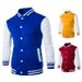 Men's Clothing Jacket European Size Men's Clothing Hot Sale Men's Stand Collar Baseball Shirt Jacket W868_ipsvogv.com