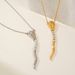 Spot INS Gold Plated Titanium Steel Retro Unique Snake Shaped Zircon Clavicle O Shaped Necklace_ipsvogv.com