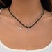 Simple Sweet Titanium Steel Star Necklace With Fashionable Thin Chain And Geometric Metal Necklaces_ipsvogv.com