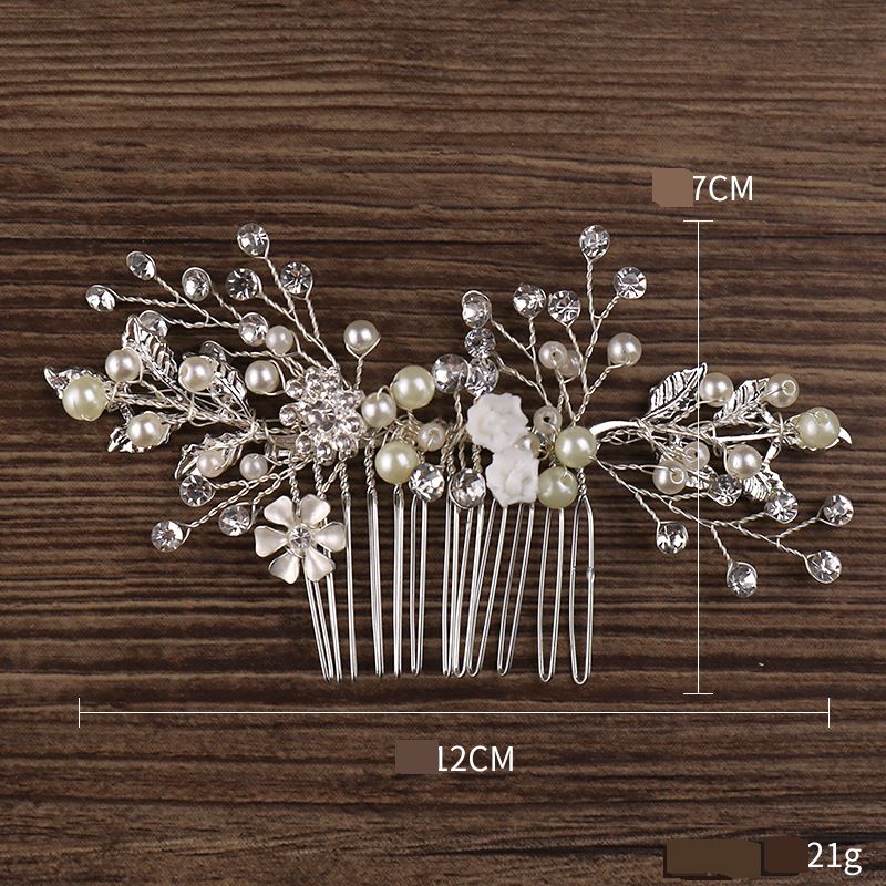 Hair Accessories Golden Leaf Hair Comb Bridal Hair Accessories Plug Comb Wedding Accessories Dress Accessories Bridal Accessories_ipsvogv.com