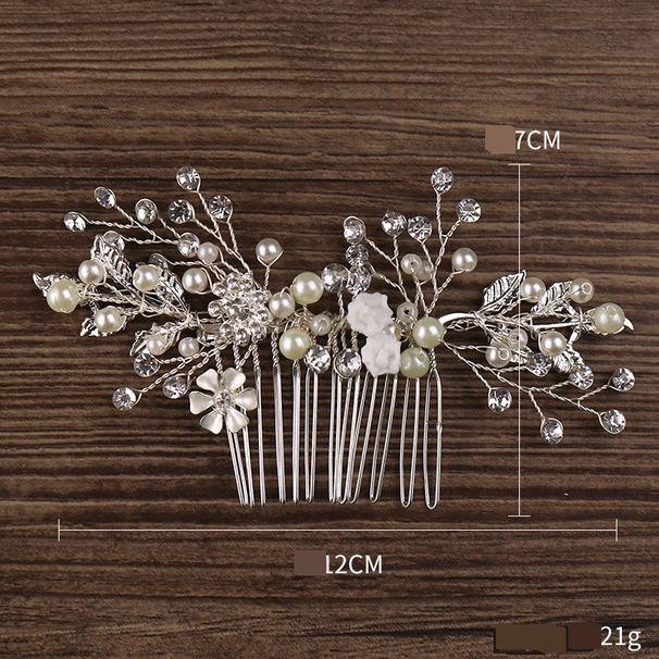 Hair Accessories Golden Leaf Hair Comb Bridal Hair Accessories Plug Comb Wedding Accessories Dress Accessories Bridal Accessories_ipsvogv.com
