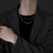 Original Personality Trend Ins Color Beaded Stitching Necklace Boys Hip Hop Sweater Chain High End Long_ipsvogv.com