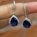 Cao Shi's New Exquisite Full Diamond Water Drop Zircon For Female Brides' Banquet Accessories Hot Earrings_ipsvogv.com