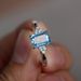 Colorful Stone Diamond Ring, Creative And Personalized Inlaid Rainbow Jewelry, Zircon Ring_ipsvogv.com