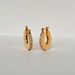 Women’s Jewelry Set Fashion Fashionable Niche INS Retro Titanium Steel Gear Design Row Diamond C Earrings_ipsvogv.com
