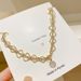 French Romantic Lace Rhinestone Niche Design Sense Choker Ins Trendy Internet Celebrity Collarbone Chain_ipsvogv.com