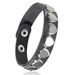 Trendy Fashion Multi-layer Leather Bracelet Punk Style Heart Rivet Wristband Men's Hip-hop Jewelry_ipsvogv.com