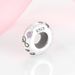 Women's Jewelry S925 Sterling Silver Spacer Beads Positioning Beads Powder Diamond Versatile Bracelet Bracelet Diy Accessories Scattered Beads_ipsvogv.com