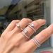 Wedding S Sterling Silver Ring for Women with Spinning Zircon Inlaid Advanced Daily Light Luxury Women's Accessories_ipsvogv.com