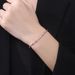 Women's Jewelry Light Luxury Purple Crystal Bracelet Imitating Moissanite Small Temperament Champagne Gold Long Lasting Non Fading Hand Jewelry_ipsvogv.com