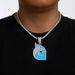 Hip Hop Versatile Full Diamond Animal Dolphin Pendant, Personalized And Women's Cuban Chain Necklace, Men's Necklace_ipsvogv.com