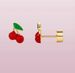 Women’s Jewelry Set Fashion Niche Design Sweet And Cute Cherry Strawberry Shaped Earrings For Women Small Fresh Earrings_ipsvogv.com