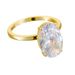 Women's Jewelry Exclusive 8*12 Egg Shaped Zircon Classic Sterling Silver Ring Combination Ring Micro Inlaid Diamond Ring_ipsvogv.com