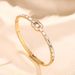 Beimu Zirconia Titanium Steel Light Luxury Fashion Ins Minimally Small And Unique Non Fading Bracelet Hand Accessories_ipsvogv.com