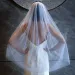 Hair Jewelry M34 Short Veil Rhinestone Bridal Veils Sparking 1 Tiers Crystals Beaded Wedding Accessories Dia Bride_ipsvogv.com