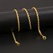 Hot Sale Fried Dough Twists Hip-hop Trend Men's Necklace Twisted Rope With Chain Clothing Accessories_ipsvogv.com