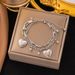 New Titanium Bracelet Bohemian Style Love Multi Layered Stainless Steel Handicraft_ipsvogv.com