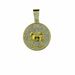 New Cancer Disc Pendant Symbolizes Strong Aquarius Hip Hop Cuban Chain Necklace_ipsvogv.com