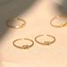High Quality Titanium Steel Material, Genuine Gold Electroplating, Minimalist And Fashionable Knotted Peach Heart Ring_ipsvogv.com