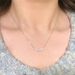 S Pure Silver Broken Diamond Smiling Zircon Necklace For Women, With A Simple And Versatile Design, Collarbone Chain,_ipsvogv.com