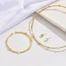 Women’s Jewelry Set Fashion Fashion Personality Diamond Necklace Earrings Bracelet Jewelry Set Simple Bridal Jewelry Accessories_ipsvogv.com