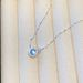 silver S ! Pure Zircon Sea Treasure Blue Pearl Necklace With Feminine Temperament, Niche Design, High-end Feeling, Super_ipsvogv.com