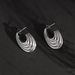 INS Fashionable INS Retro Titanium Steel Hollow Oval Earrings_ipsvogv.com