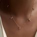 Real Gold Electroplated Micro Inlaid Zircon Pendant Necklace Jewelry Set_ipsvogv.com